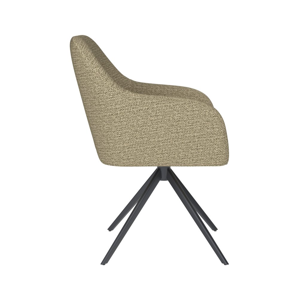 Chair Otis Green Metal Swivel