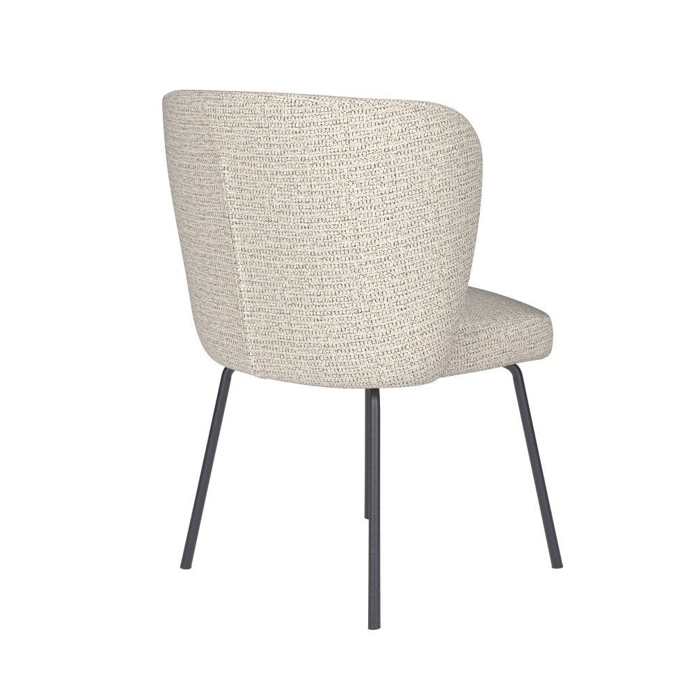 Chair Stan Off-White 4 Metal Legs