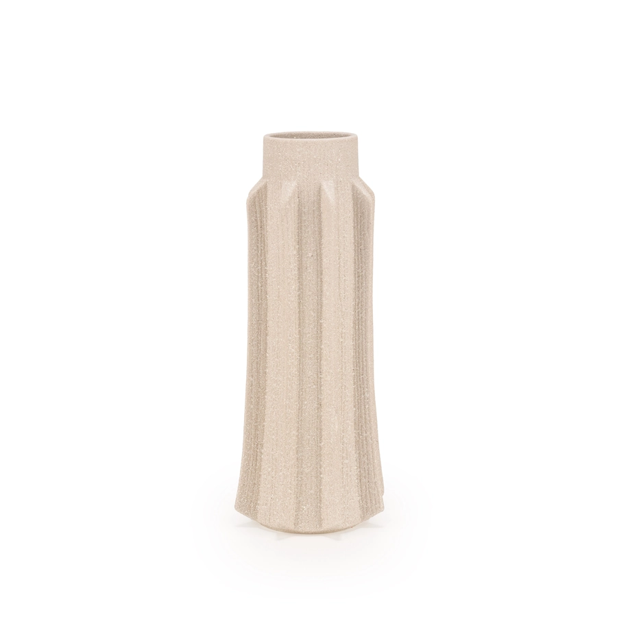 Medoc Vase 15x36 cm - luster taupe
