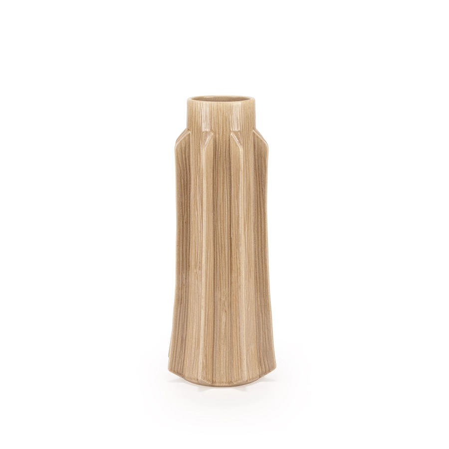 Medoc Vase 20x48 cm - light brown