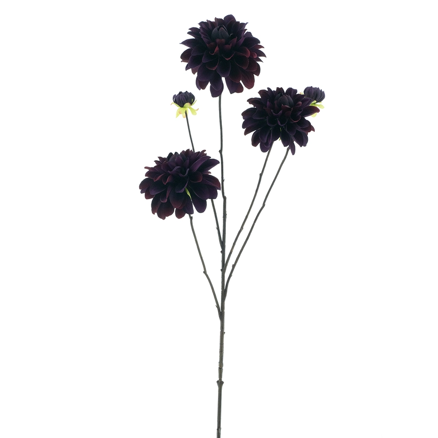 Dahlia Spray Capitol Burgundy - 89cm