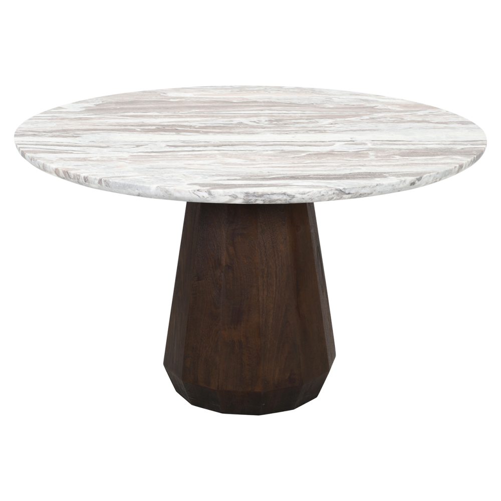 Eettafel Oberoy 130Ø (Brown)