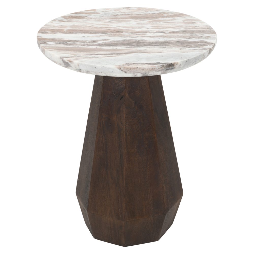 Bijzettafel Oberoy 45Ø (Brown)