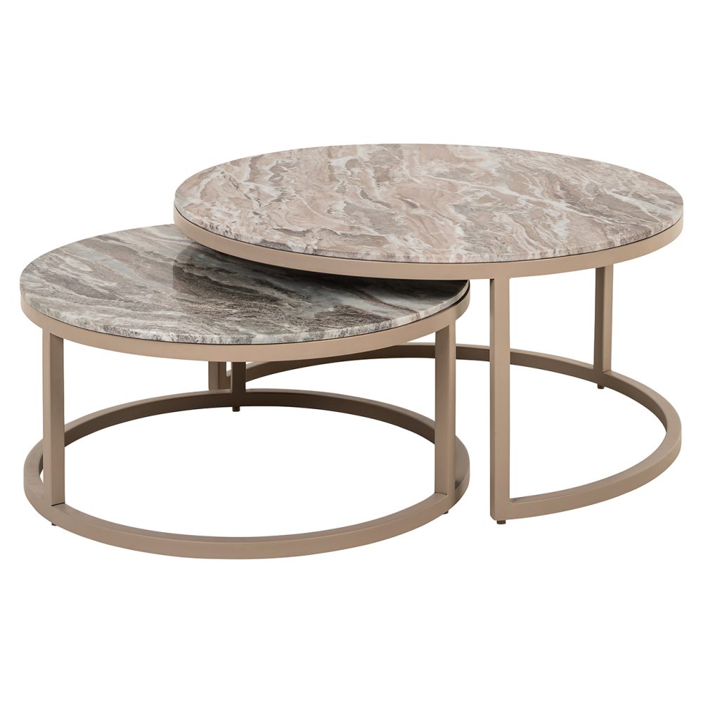 Salontafel Fairfax set van 2 (Stone)