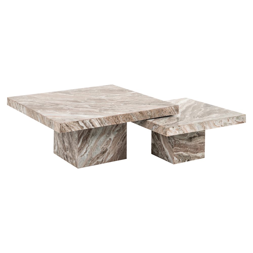 Salontafel Rashford set van 2 (Stone)