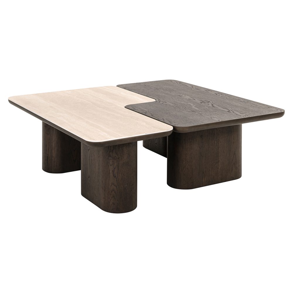 Salontafel Nando set van 2 (Brown)