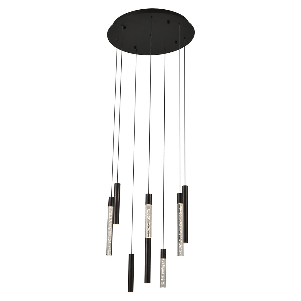Hanglamp Oxley 8 lampen (Bronze)