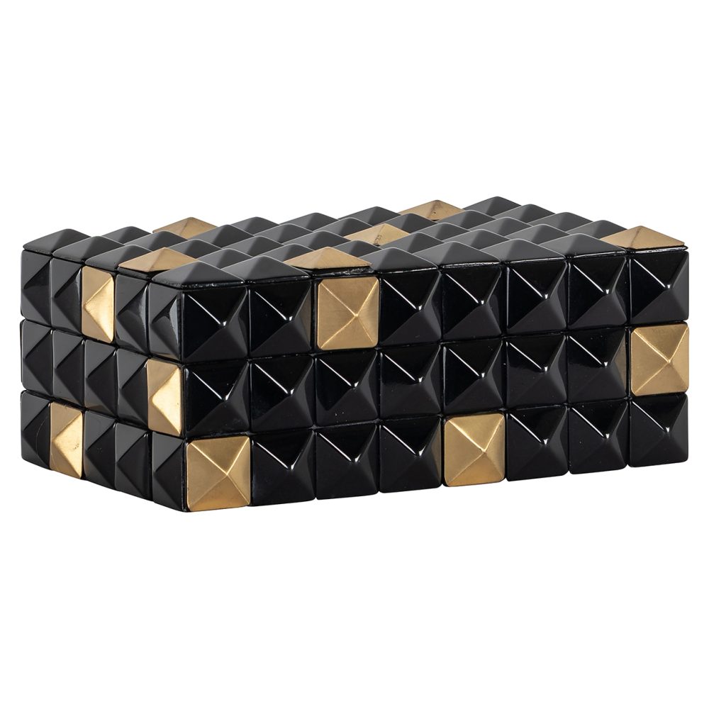 Opbergbox Velicia (Black/gold)