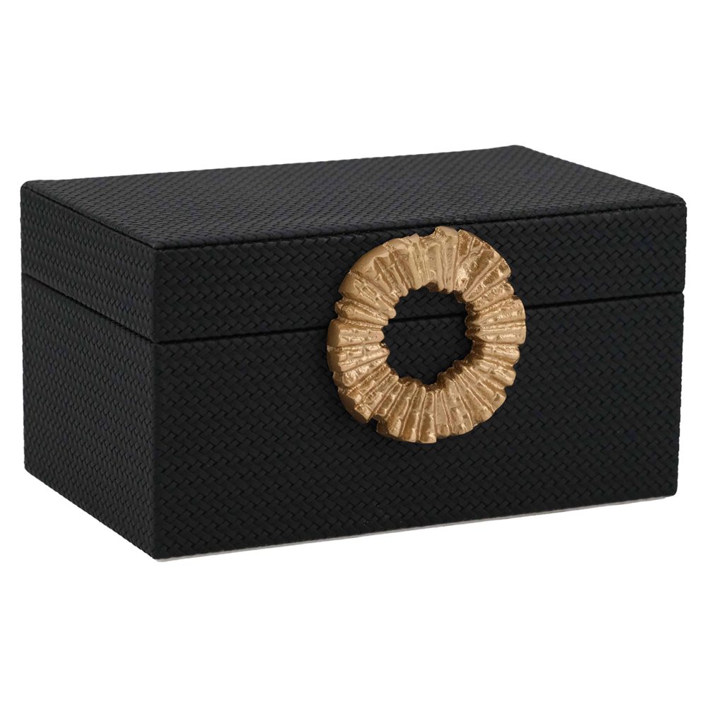 Opbergbox Amal klein (Black/gold)