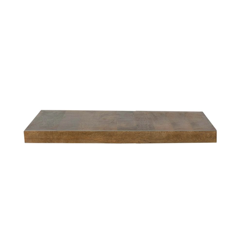 Eetkamertafel Tafelblad Straight Edge - Nature - Mangohout - 120 cm Straight