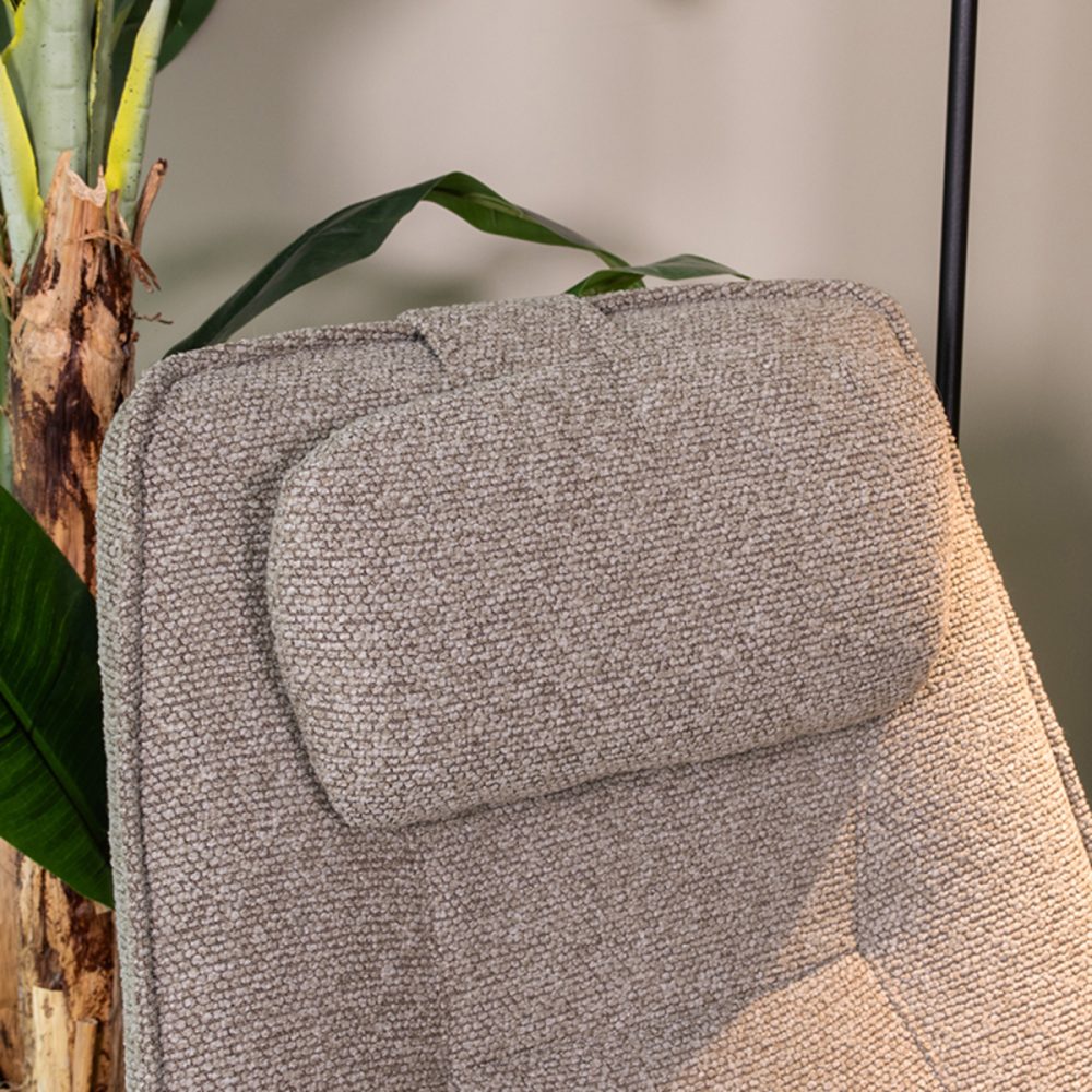 Sierkussen Hoofdkussen - Truffel grijs - Boucle - One Size
