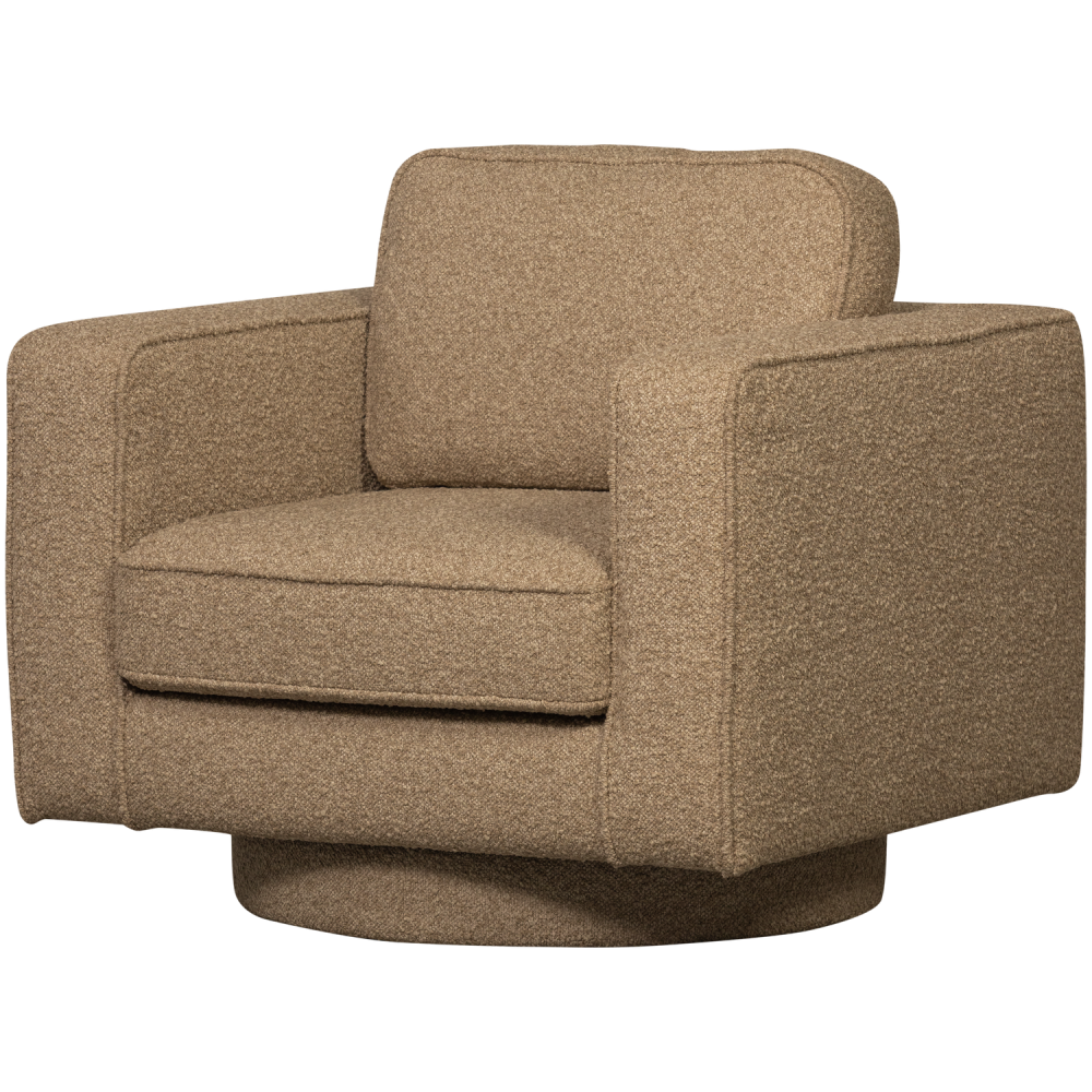 LAZY DRAAIFAUTEUIL BOUCLE BRUIN