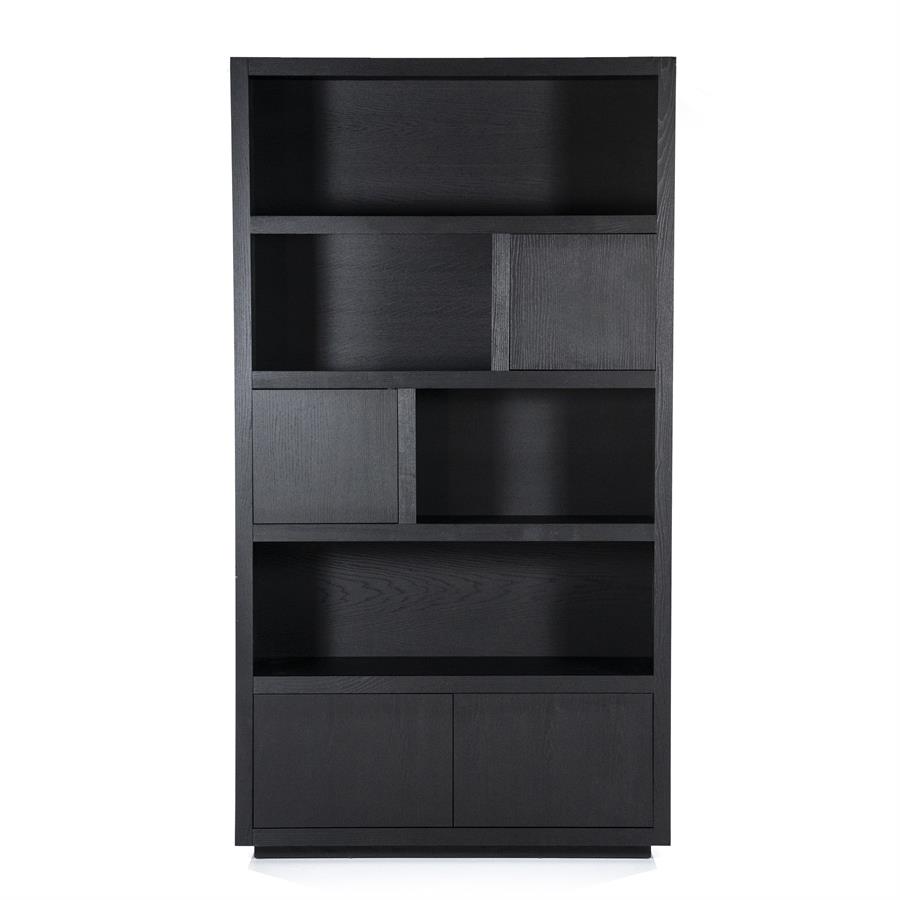 Kabinet Helsinki 120x220cm 4-drs. - zwart