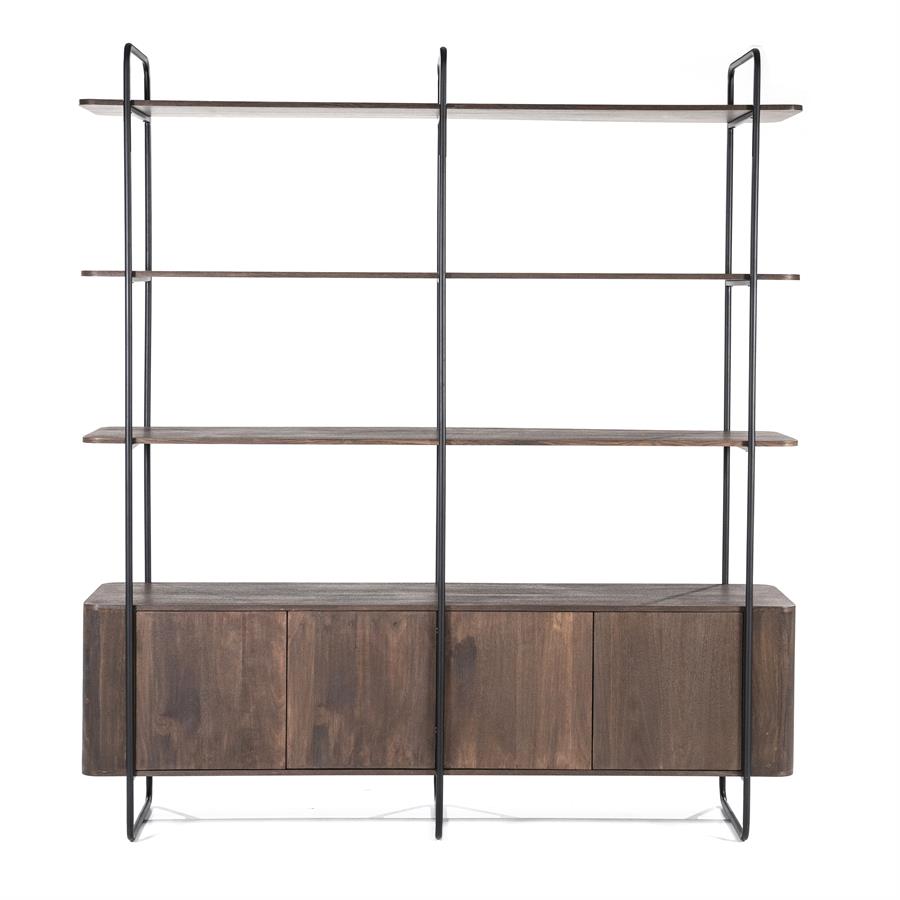 Wandkast James - bruin