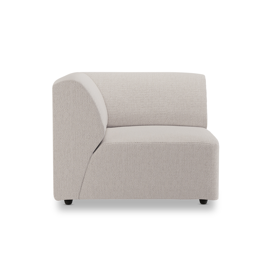 Jax couch: element left corner, cosy, beige
