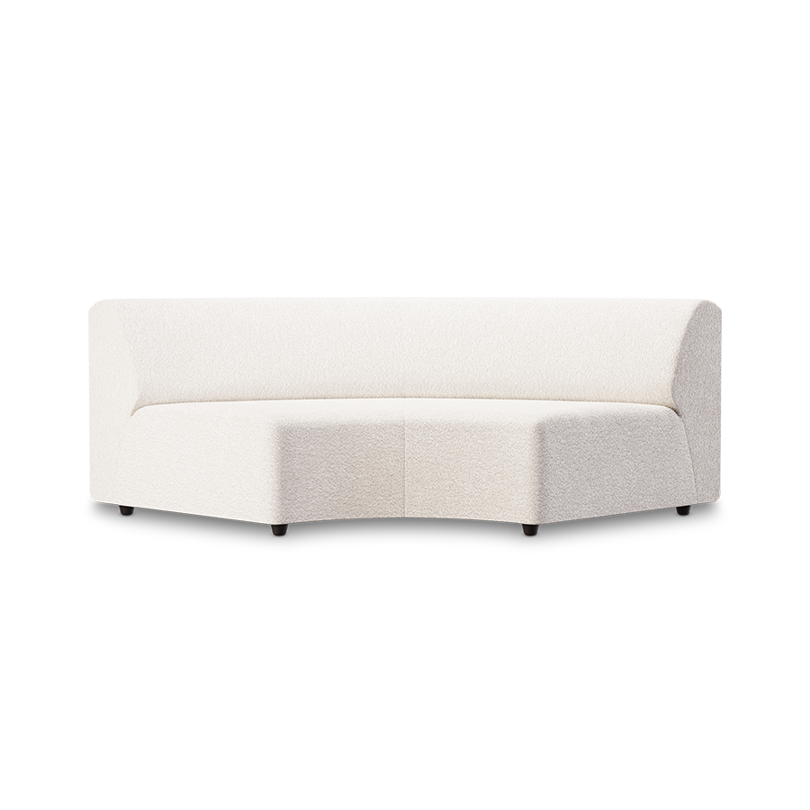 Jax couch: element round, boucle, cream