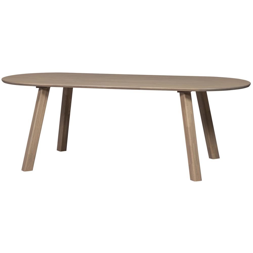 TABLO EETTAFEL OVAAL VL 220x90CM PEBBLE GREY [fsc]