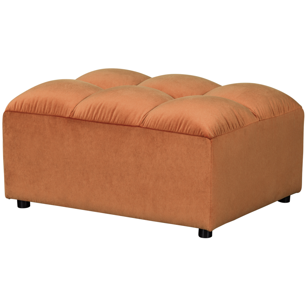 ALLURE HOCKER GEWASSEN FLUWEEL TERRA