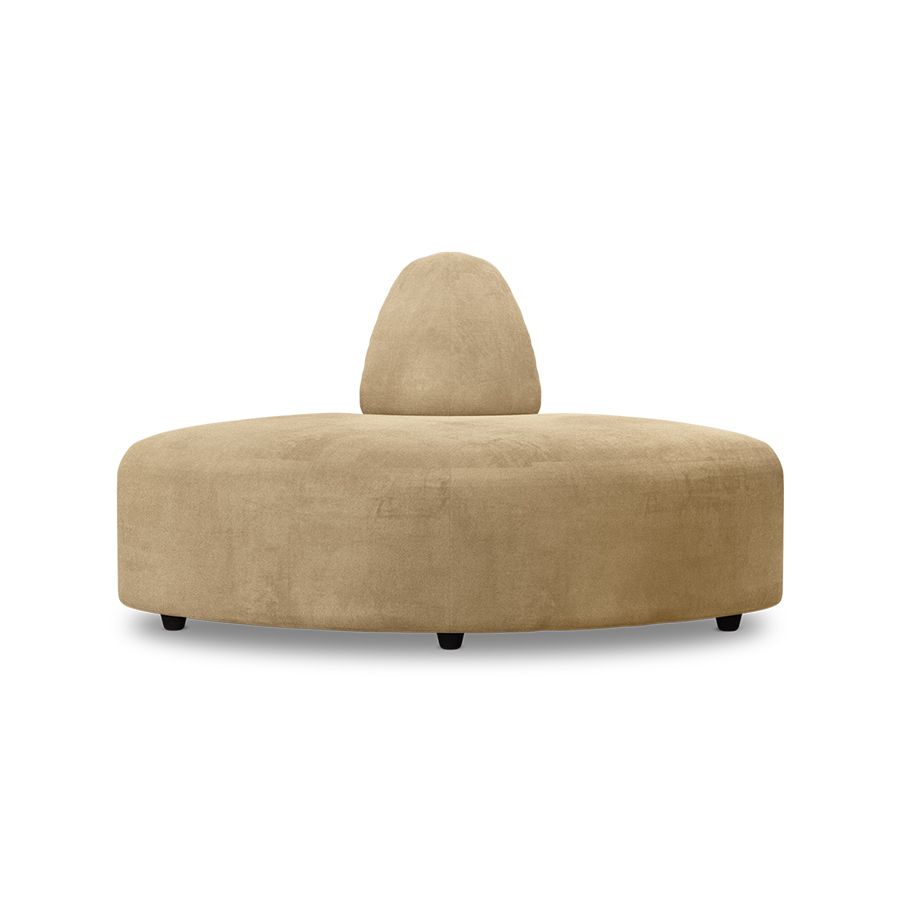 Jax couch: element angle, royal velvet, cream