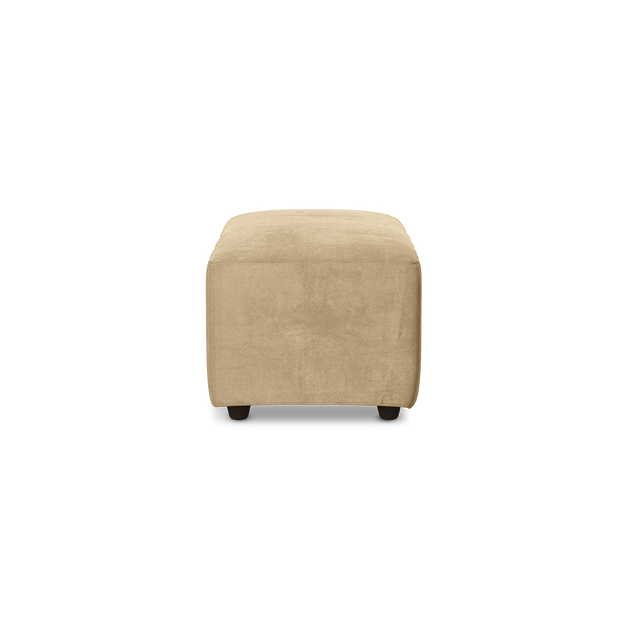 Jax couch: element hocker small, royal velvet, cream