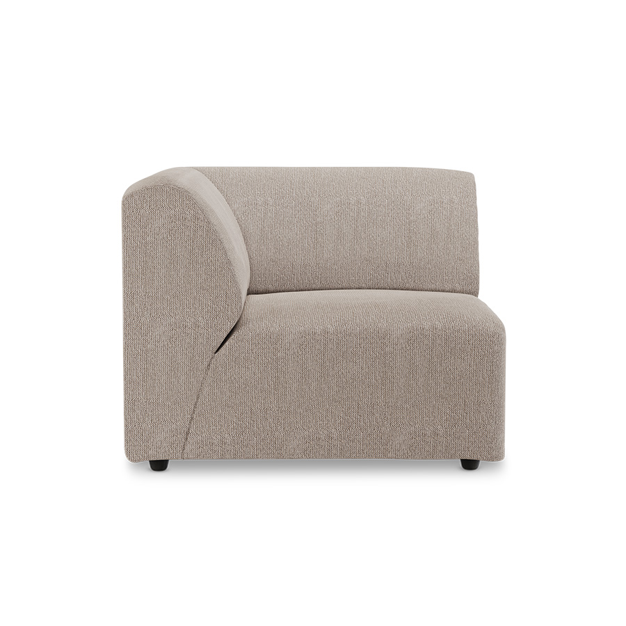 Jax couch: element left end, sneak, beige