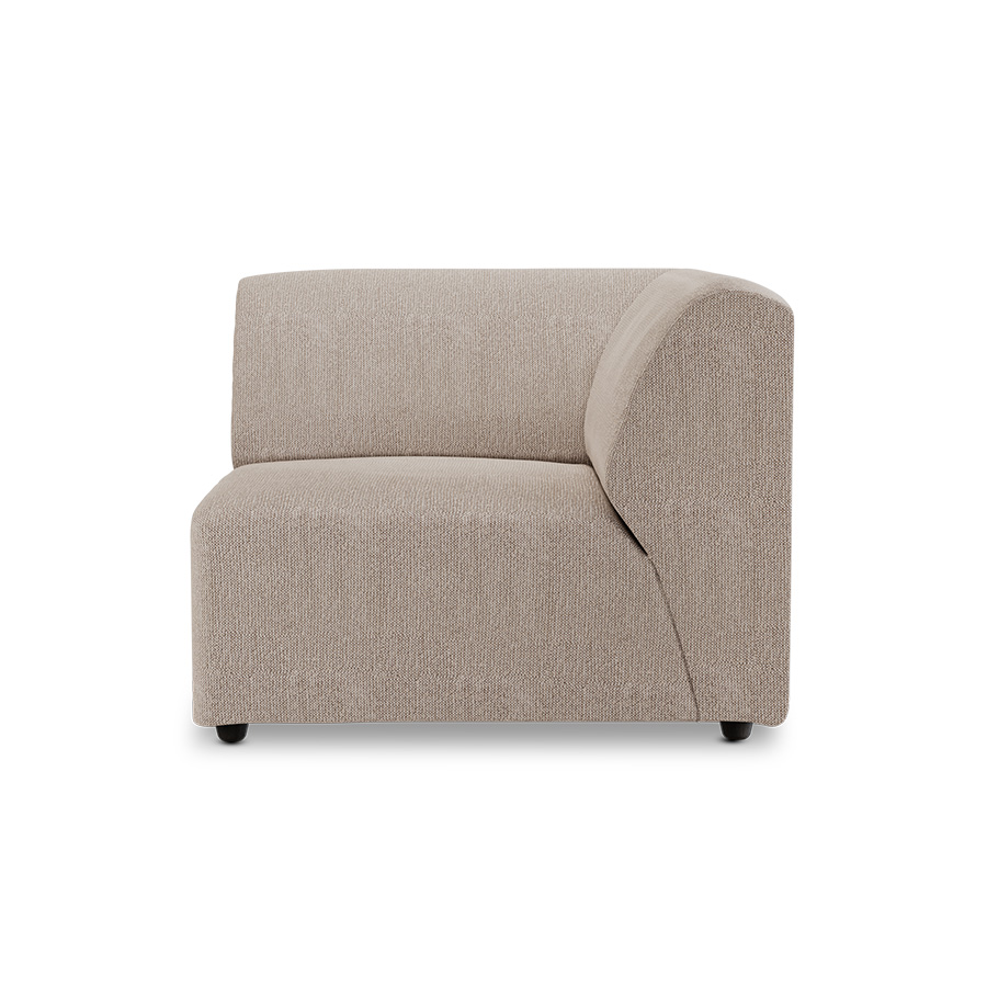 Jax couch: element right end, sneak, beige
