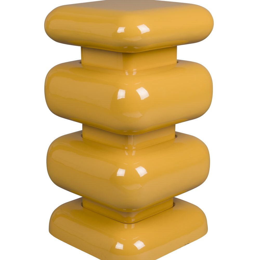 Stool Stubby Ochre Yellow