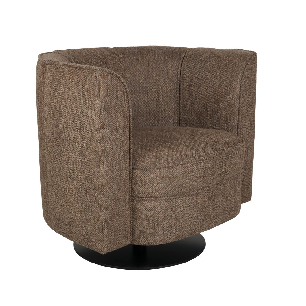Lounge Chair Flower Brown