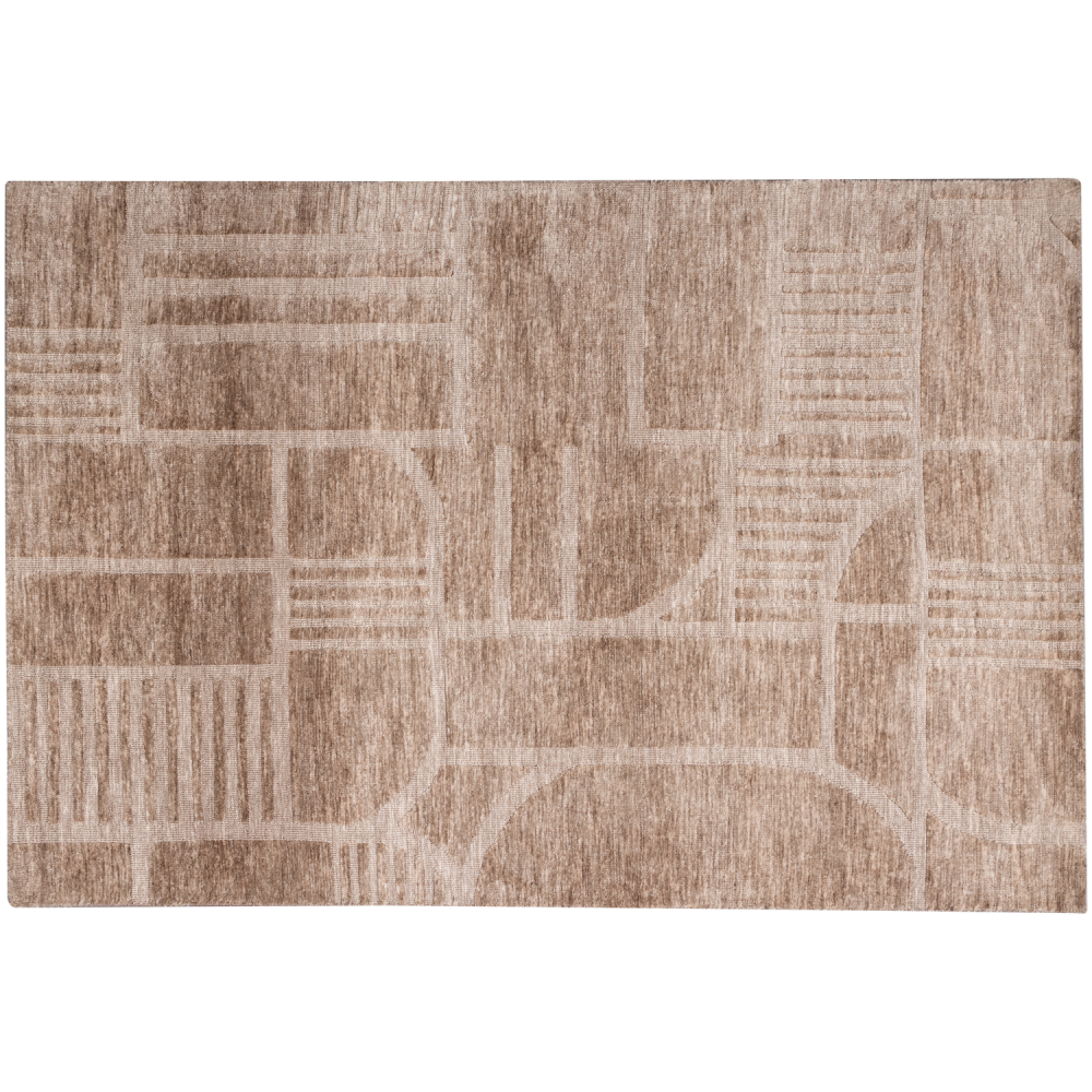 LOVI VLOERKLEED POLYESTER/KATOEN TAUPE 170x240CM