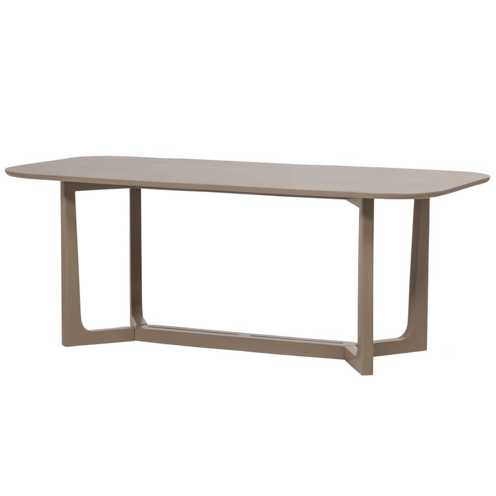 FERION EETTAFEL MANGOHOUT MUD 180X90CM