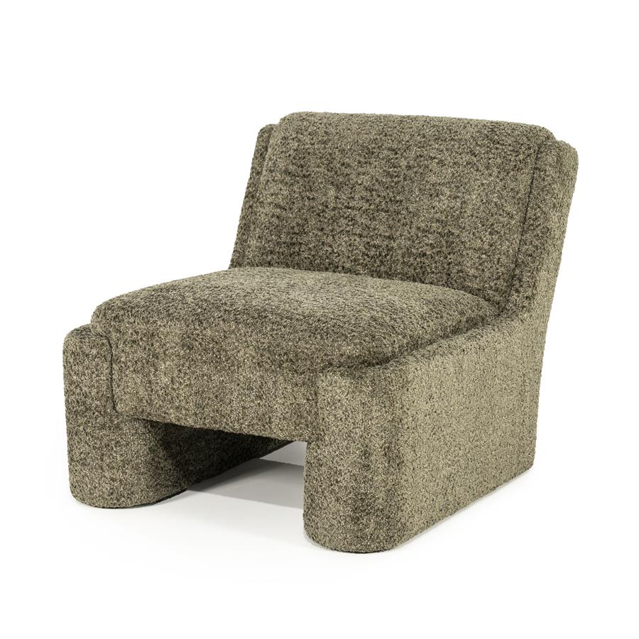 Lounge chair Omla - green