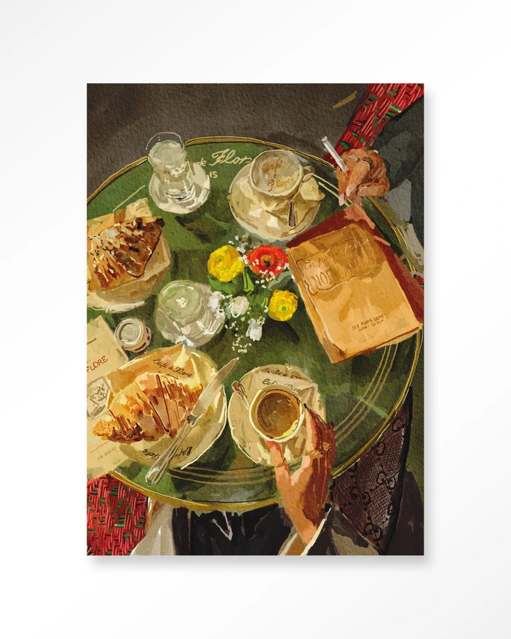 Croissants At Cafe de Flore