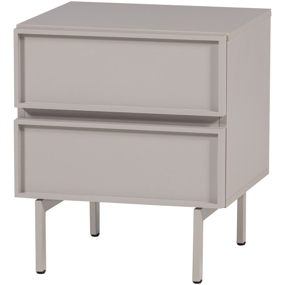 TOURS LADEKAST/NACHTKASTJE 2 LADES MELAMINE/MDF ZAND