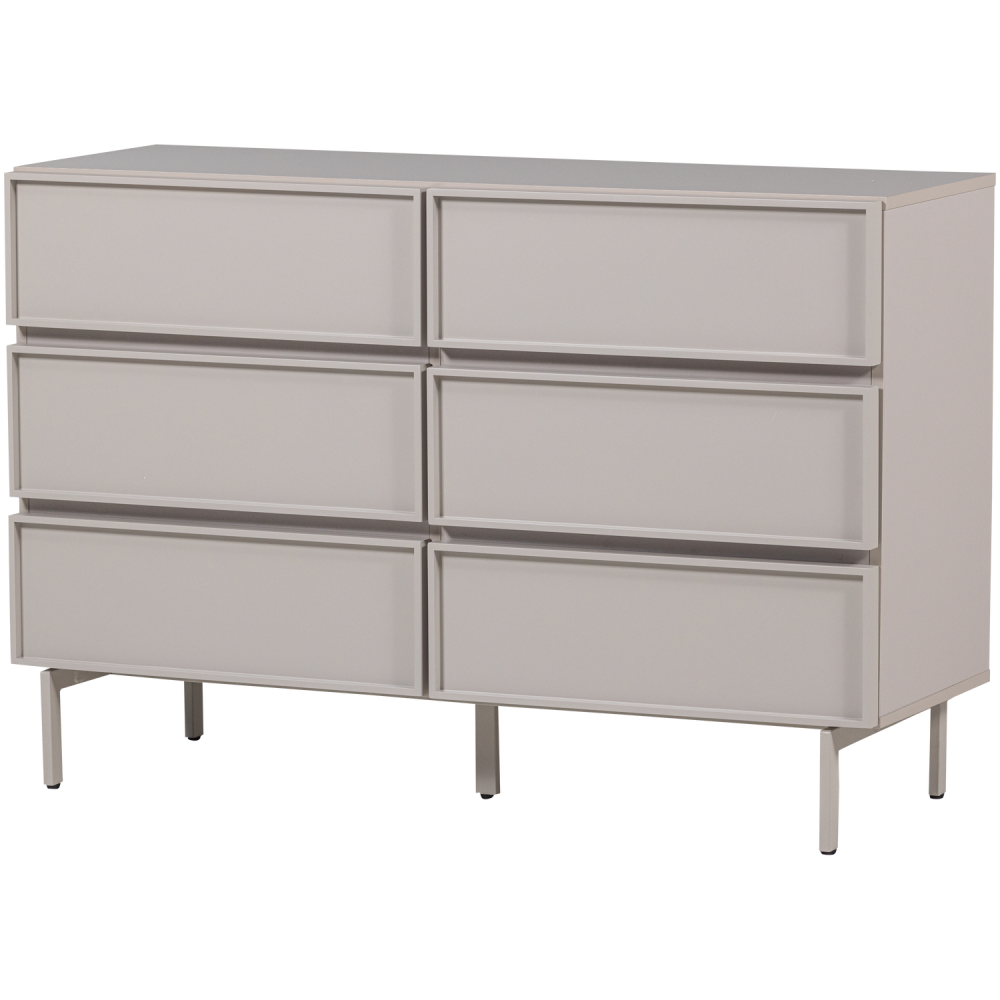 TOURS LADEKAST 6 LADES MELAMINE/MDF ZAND