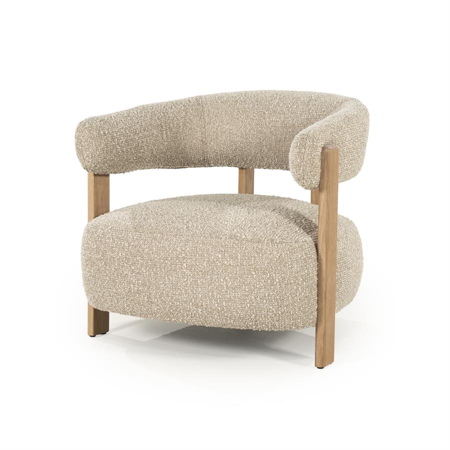 Fauteuil Lola - bruin Hush