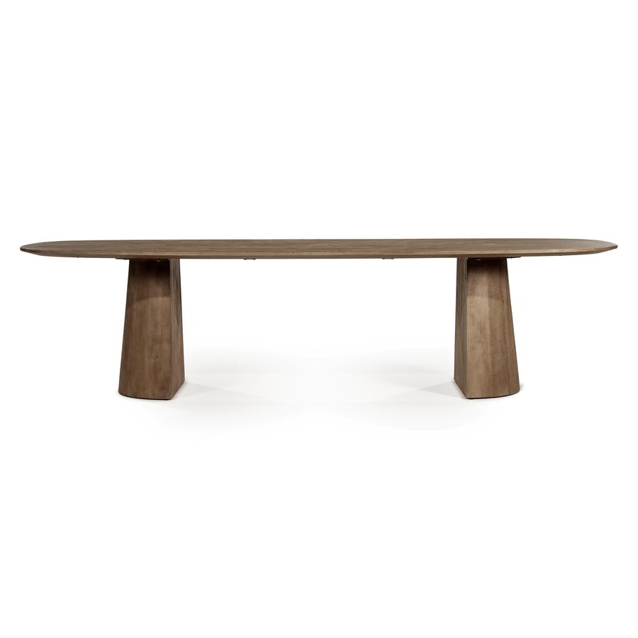 Eettafel Lune 300x105 cm - lichtbruin