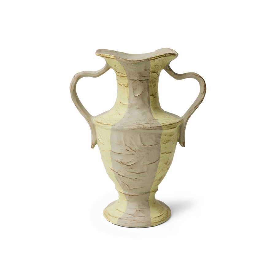 New classics: vase, cream stripes