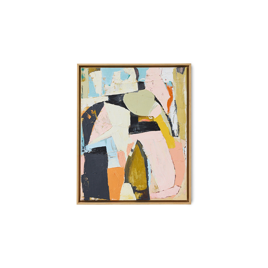 Framed artwork, "Colour Compliment" (43x53cm)