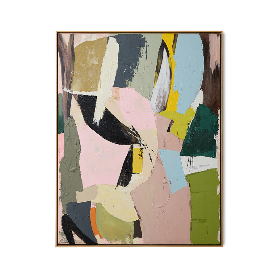 Framed artwork, "Colour Cult" (103x133cm)