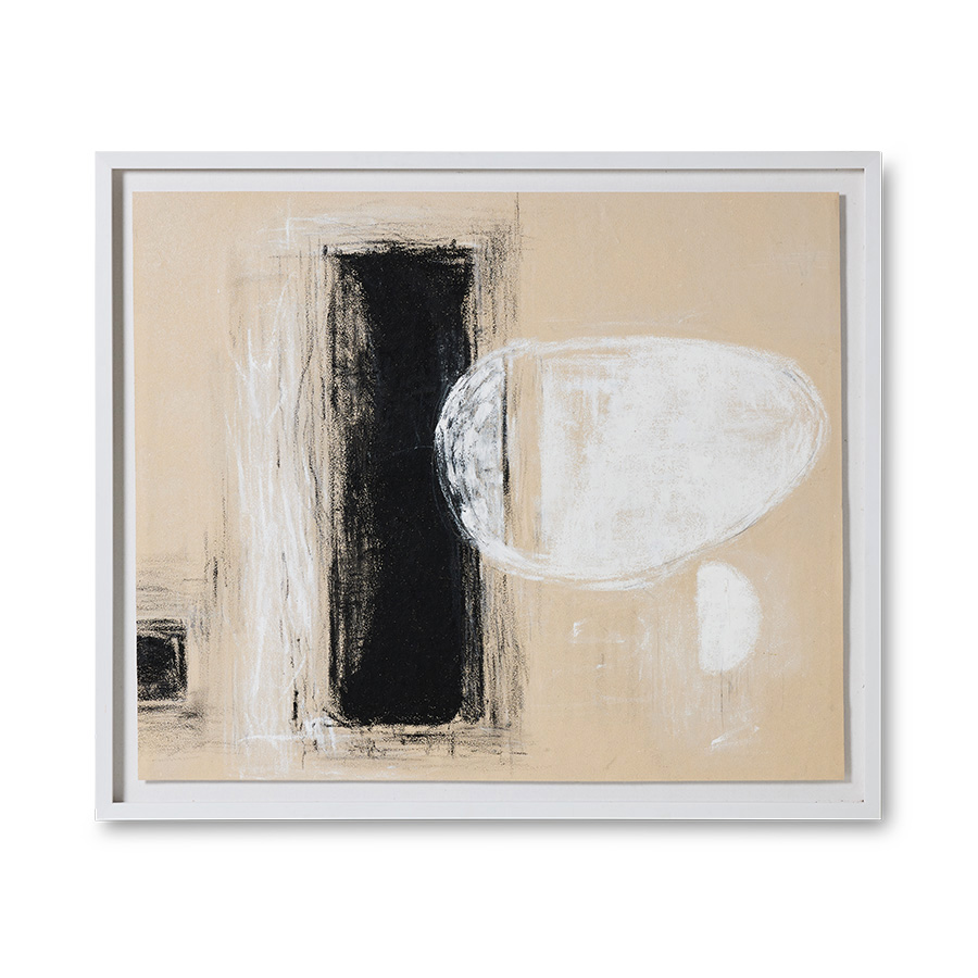 Framed artwork, "Offset" (120x102cm)
