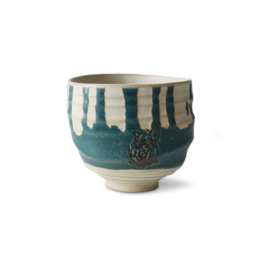 Artist ceramics: coffee cup, dipped