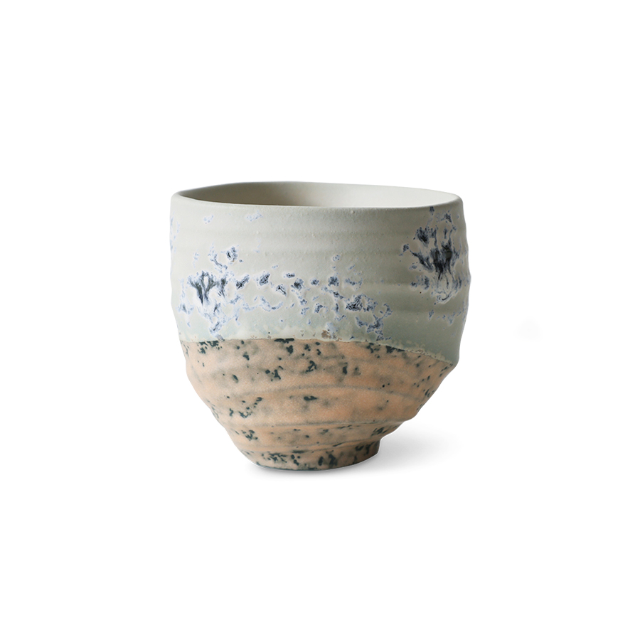 Artist ceramics: coffee cup, fused