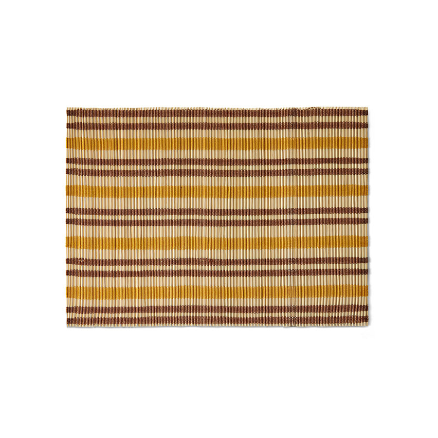 Bamboo placemat, amber