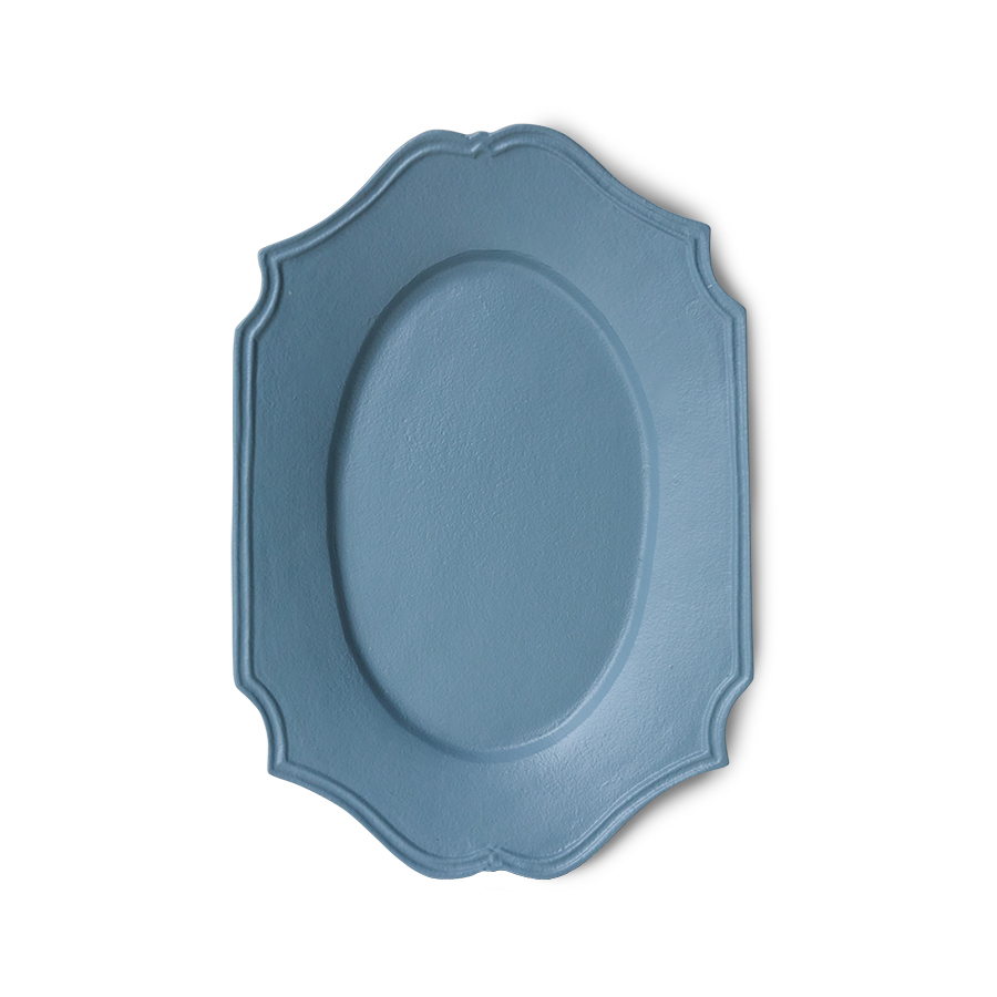 New classics: serving tray, soft blue