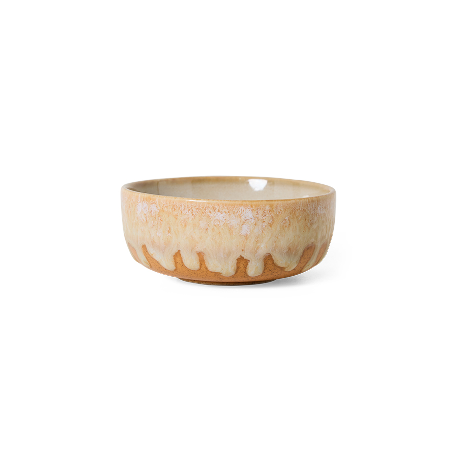 70s ceramics: tapas bowl, dunes