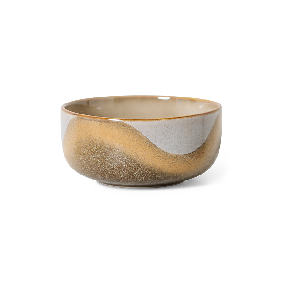 70s ceramics: dessert bowl, oasis
