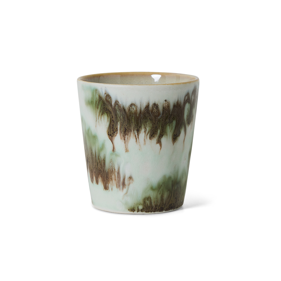 70s ceramics: coffee mug, tide