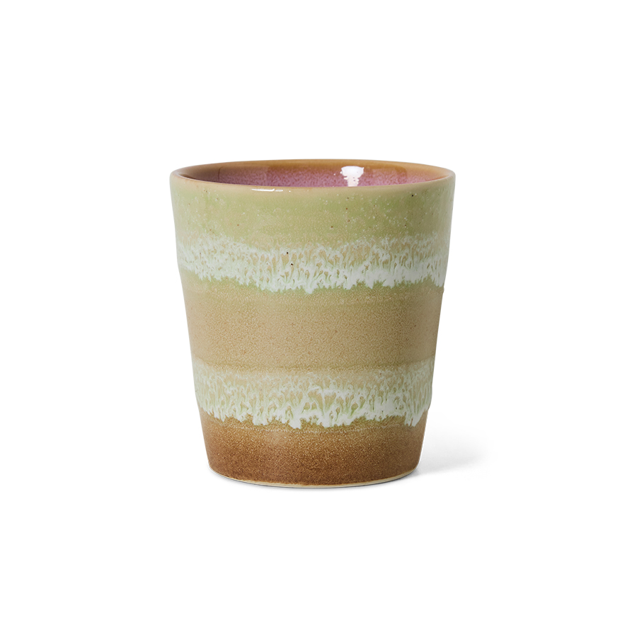 70s ceramics: coffee mug, umber
