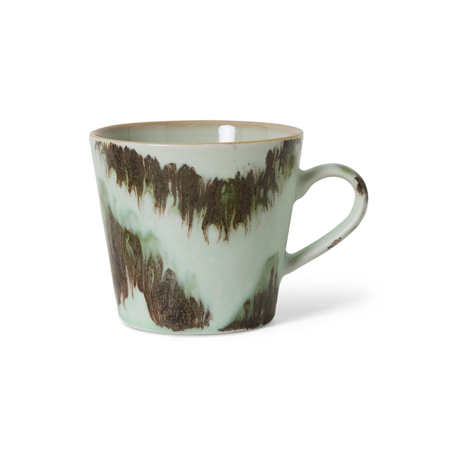 70s ceramics: cappuccino mug, tide