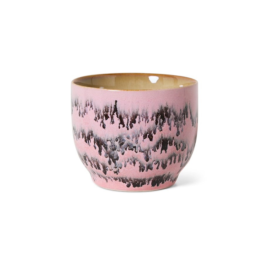 70s ceramics: café cup, bubble